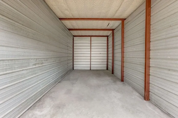 inside a storage unit