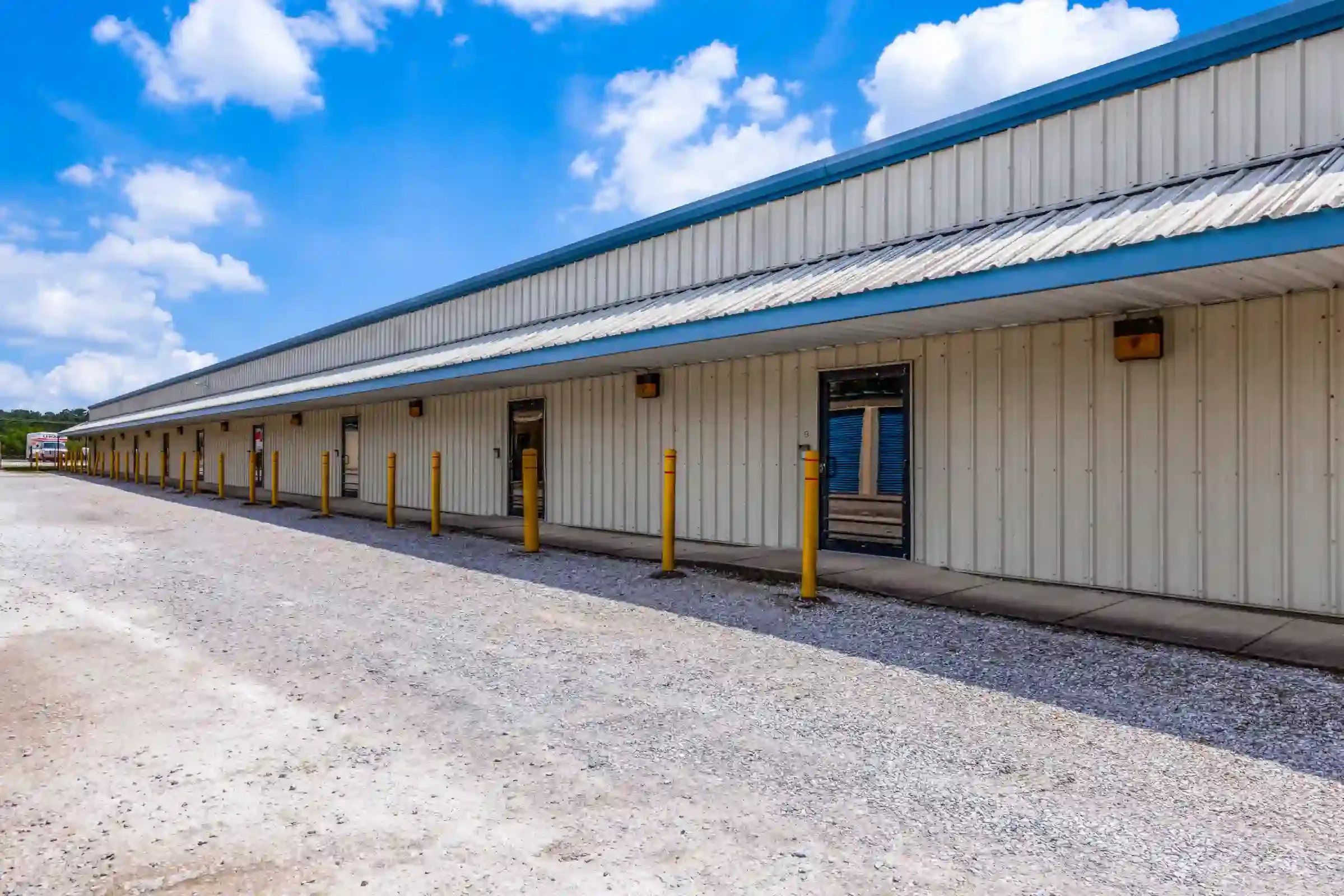 exterior of storage facility