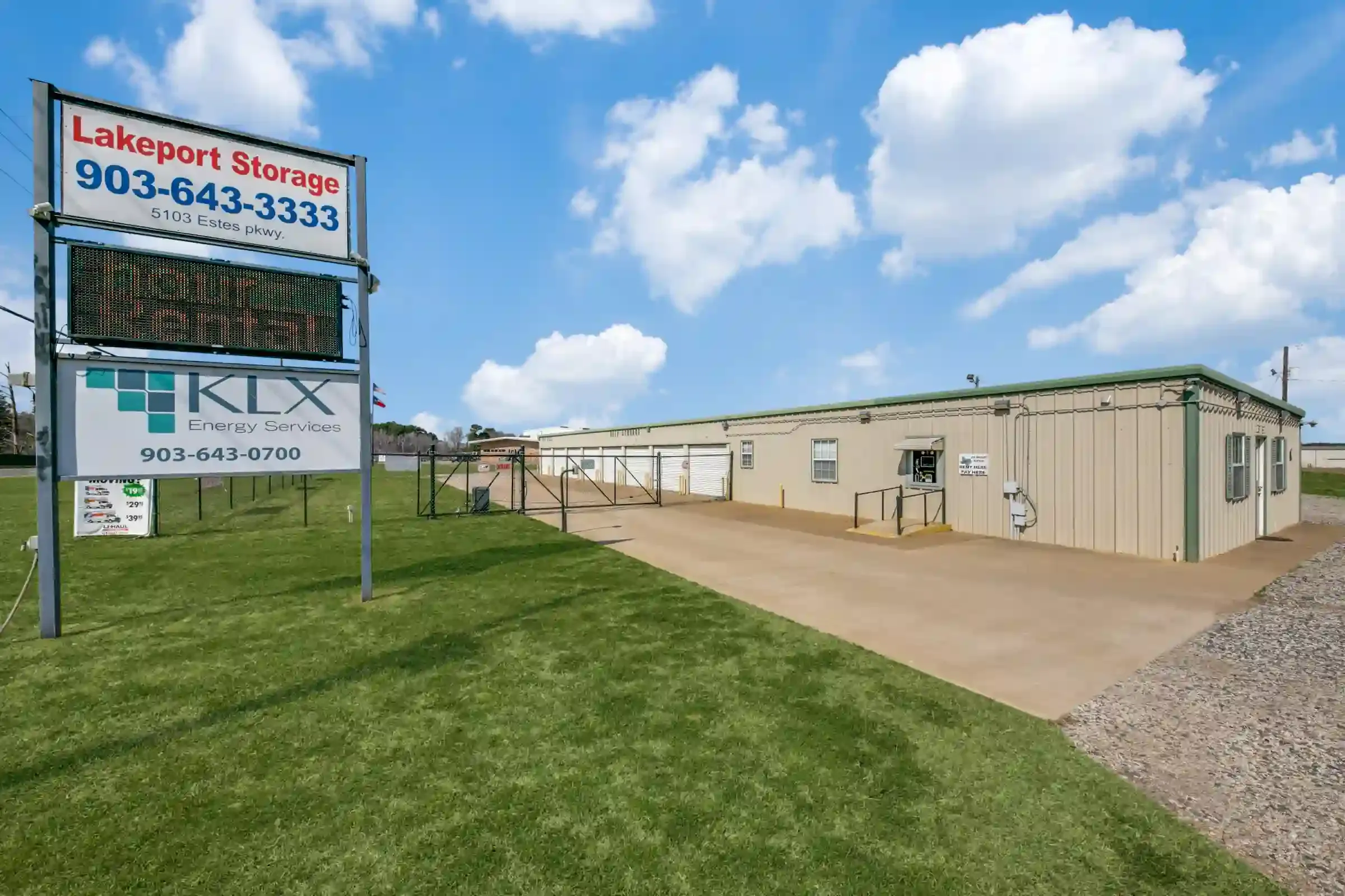 the storage facility