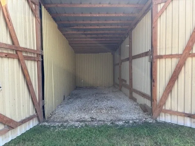 Huffmeister Boat & RV Storage the backside of parking/covered storage