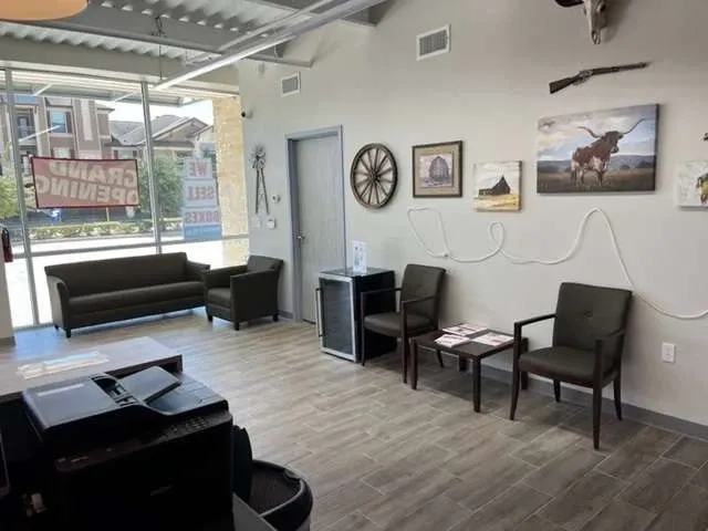 self storage office with packing supplies