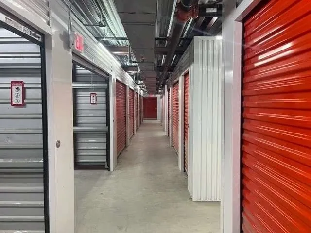 inside storage facility