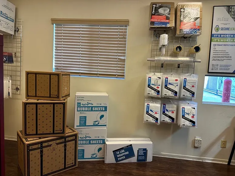 Ramona Mini Storage packing supplies