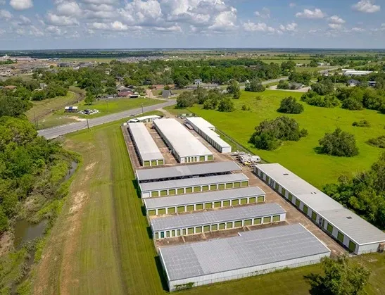 Drone view Right Move Storage - Angleton