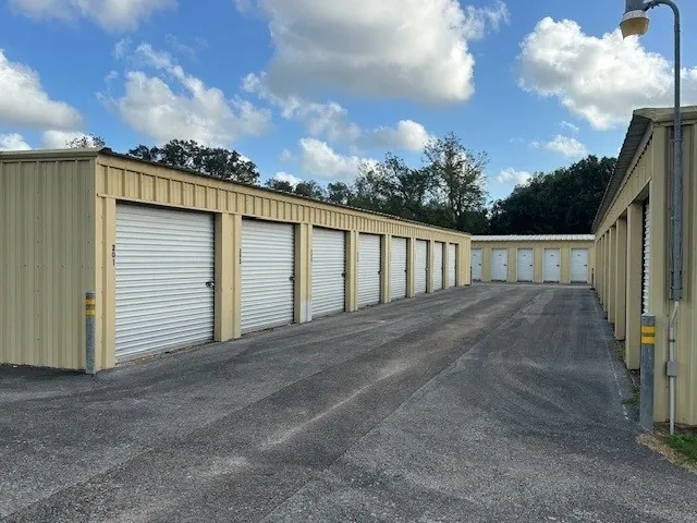 outdoor storage with drive up access
