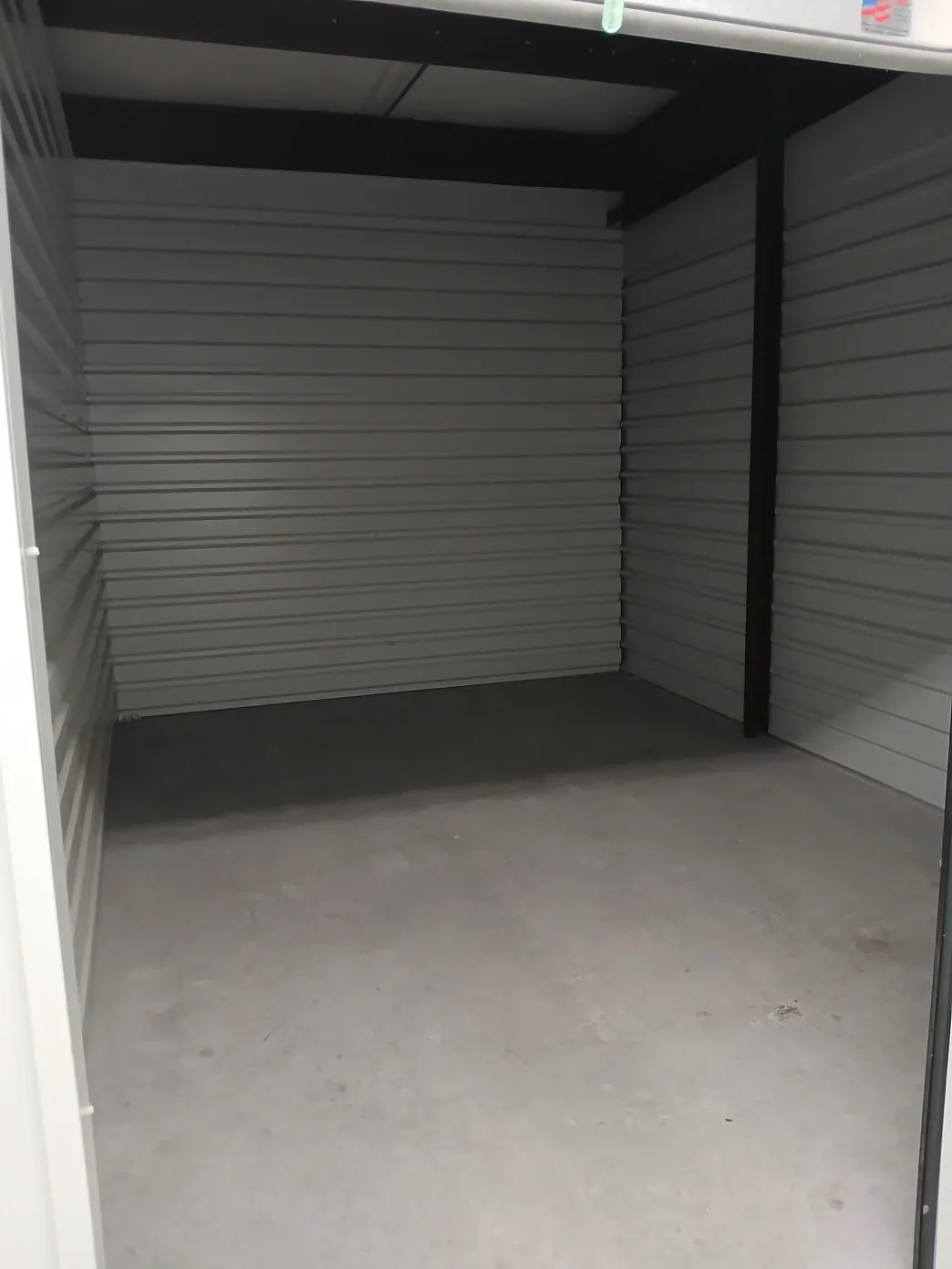 College Park Mini Storage inside a unit
