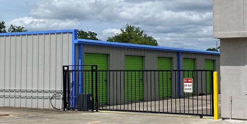 secure sliding entry gate