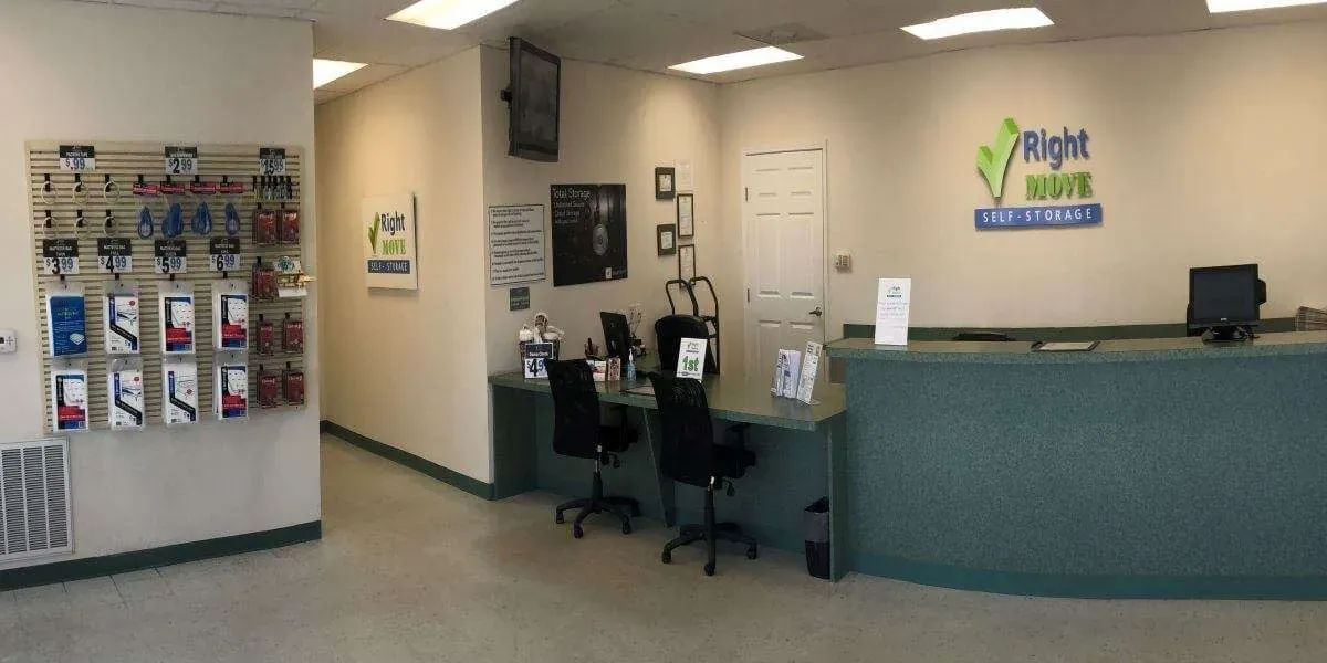 self storage front office and packing supplies