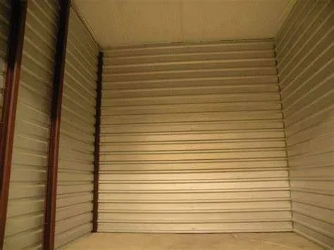 inside storage unit