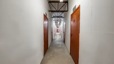 hallway inside a storage facility