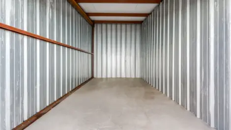 inside storage unit