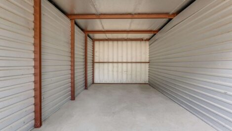 inside a storage unit