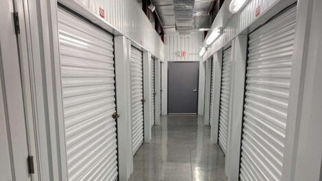 inside a storage unit with climate control