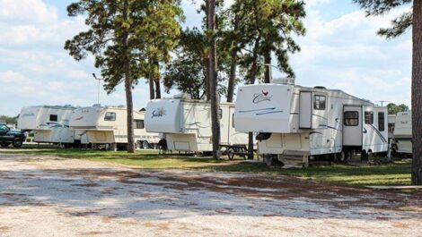 rv and vehicle parking outdoor