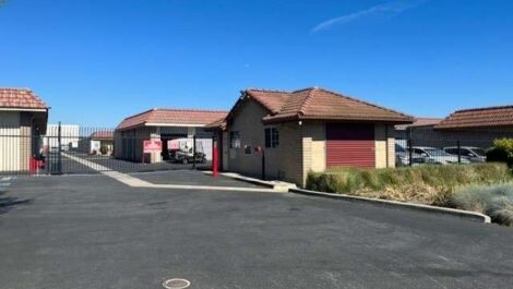 entry way to self storage facility