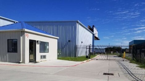 gated entry to self storage facility