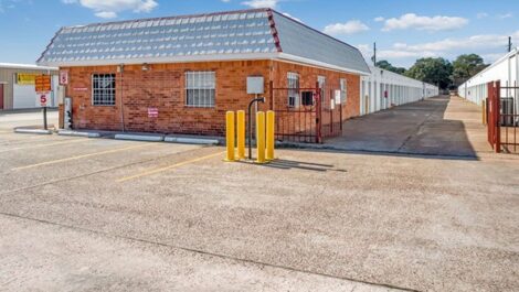 gated entry to storage facility